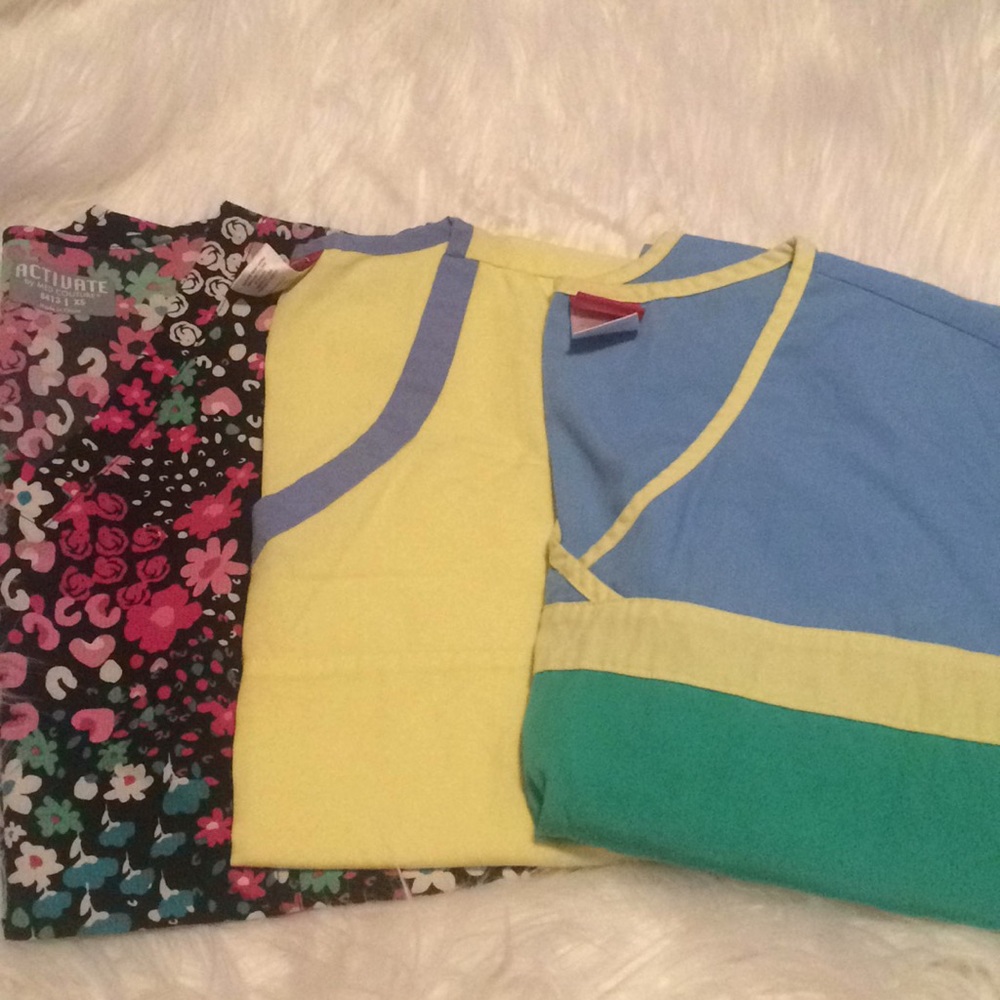 Scrub tops